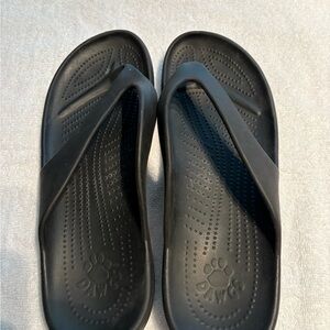 Ladies Dawgs Classic Black Flip Flops